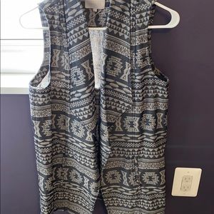 Long vest blazer